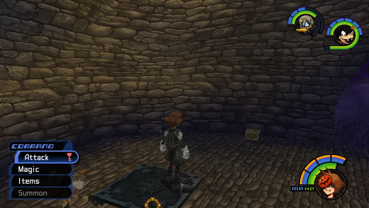 Halloween Town Oogie's Manor Inside Entrance Chest